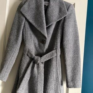 Calvin Klein Women's Gray Coat